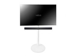 Vebos Pied enceinte télévision Hisense Soundbar blanc