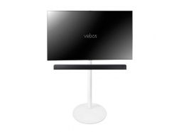 Vebos Pied enceinte télévision Samsung HW-Q90R blanc