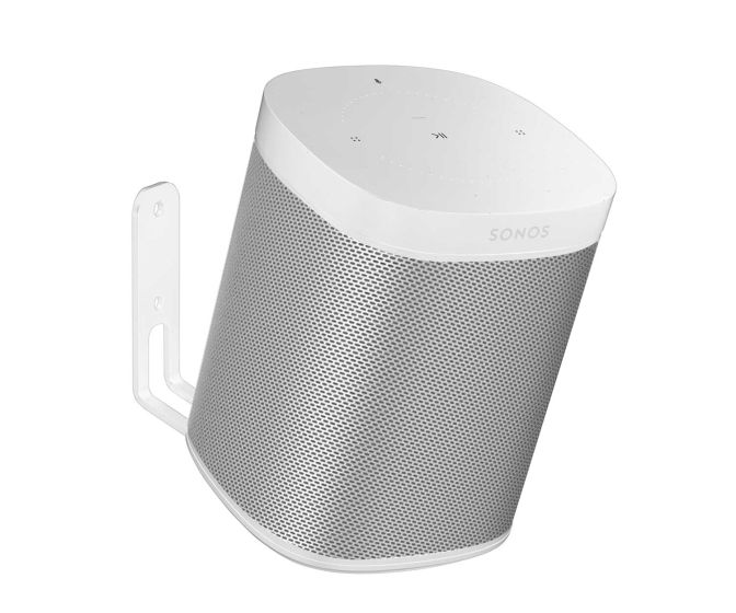 Support mural Vebos pour Sonos One SL blanc 20 degrés