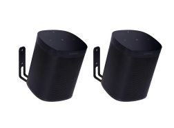 Vebos support mural Sonos One noir 20 degrés couple