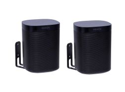 Vebos support mural Sonos One noir couple