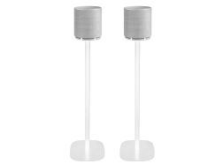Pied enceinte B&O BeoPlay M5 blanc couple