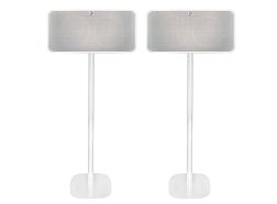 Pied enceinte Bluesound Mini blanc couple