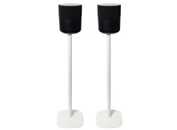 Pied enceinte Bluesound Pulse M blanc couple