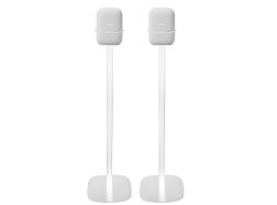 Pied enceinte Google Nest Audio blanc couple