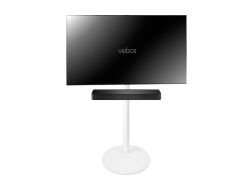 Vebos Pied enceinte télévision Bose TV Speaker blanc