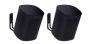 Lot de deux supports muraux Vebos pour Sonos One noir 20 degrés couple