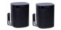 Lot de deux supports muraux Vebos pour Sonos One noir couple