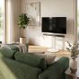 Vebos Pied TV Samsung Soundbar blanc