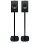 Lot de deux pieds d'enceinte Vebos avec Boekenplank Universeel Xl