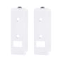 Lot de deux supports muraux Vebos pour Denon HEOS 1 blanc couple