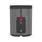 Vue arrière du support mural Vebos pour Sonos Play 1 portable gros plan