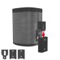 Vue latérale du support mural Vebos pour Sonos Play 1 portable