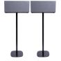 Lot de deux pieds d'enceinte Vebos avec Audio Pro Addon C20 noir couple