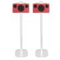 Pied d'enceinte Vebos avec Audio Pro T3/C3 blanc couple