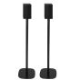 Lot de deux pieds d'enceinte Vebos avec LG SPT8 S noir couple