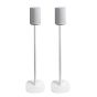 Lot de deux pieds d'enceinte Vebos avec Sonos Era 100 blanc couple