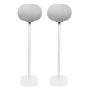 Lot de deux pieds d'enceinte Vebos avec Sonos Era 300 blanc couple