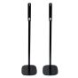 Pied d'enceinte Vebos avec Sony SA-RS5 noir couple