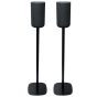 Lot de deux pieds d'enceinte Vebos avec Sony SA-RS5 noir couple