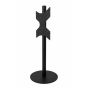 Vebos Pied TV pivotant noir