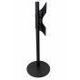 Vebos Pied TV pivotant noir