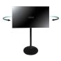 Vebos Pied TV pivotant noir