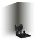 Produit Vebos angle support mural Sonos Five noir - vertical photo détail