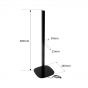 Pied d'enceinte Sonos Era 100 noir couple XS (60cm)