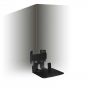 Vebos angle support mural Sonos Play 5 gen 2 noir - vertical