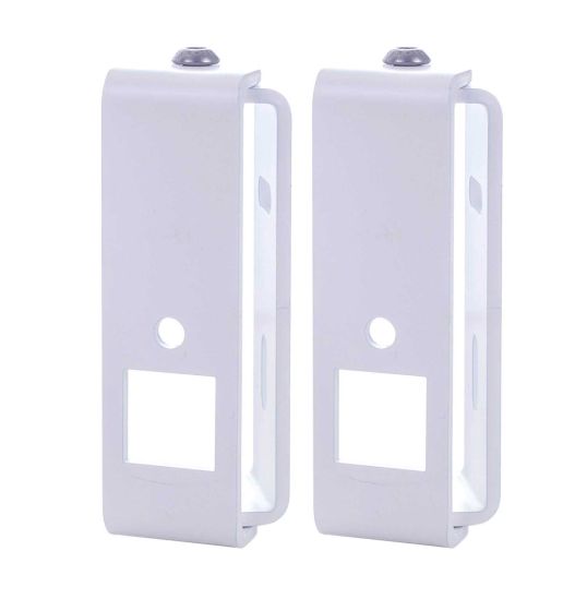 Lot de deux supports muraux Vebos pour Sonos Play 1 blanc couple
