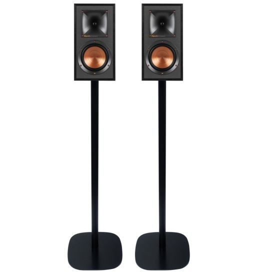 Produit Pied enceintes bibliotheques noir couple