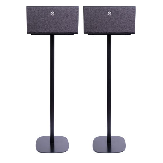 Lot de deux pieds d'enceinte Vebos avec Audio Pro Addon C10 noir couple