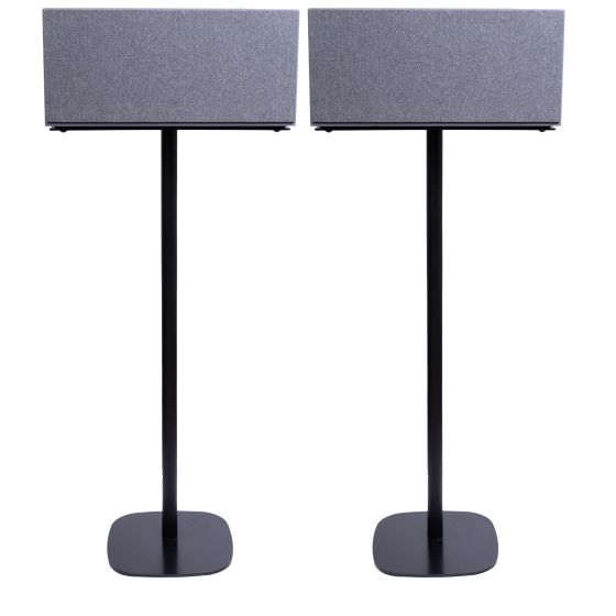 Lot de deux pieds d'enceinte Vebos avec Audio Pro Addon C20 noir couple