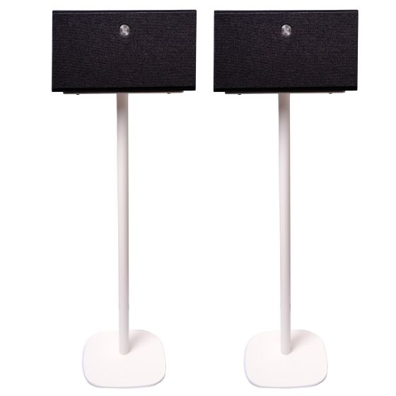 Lot de deux pieds d'enceinte Vebos avec Audio Pro C10 blanc couple