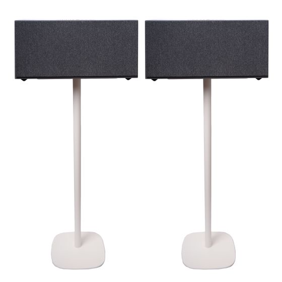 Lot de deux pieds d'enceinte Vebos avec Audio Pro C20 blanc couple