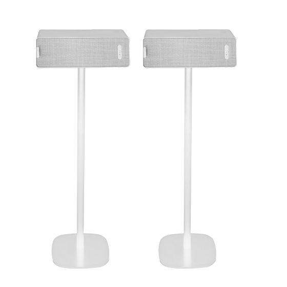 Produit Pied enceinte Ikea Symfonisk horizontale blanc couple