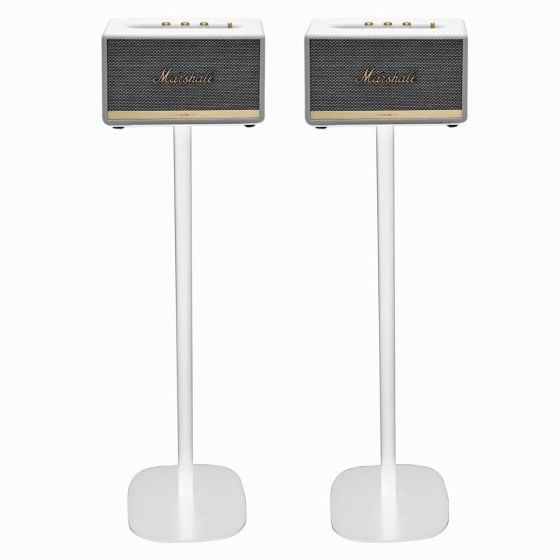 Produit Pied enceinte Marshall Acton blanc couple