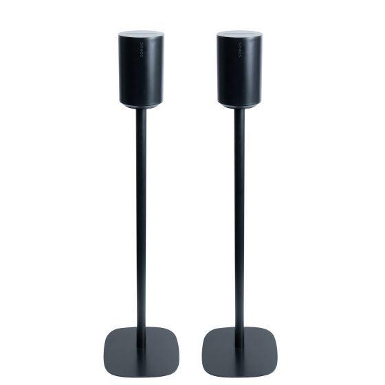 Lot de deux pieds d'enceinte Vebos avec Sonos Era 100 noir couple
