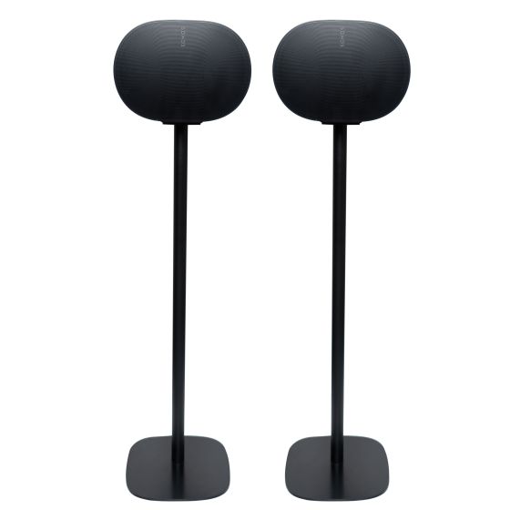Lot de deux pieds d'enceinte Vebos avec Sonos Era 300 noir couple