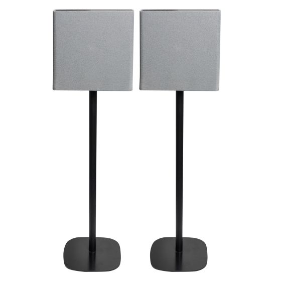 Lot de deux pieds d'enceinte Vebos avec Sony BRAVIA Theatre Quad noir couple