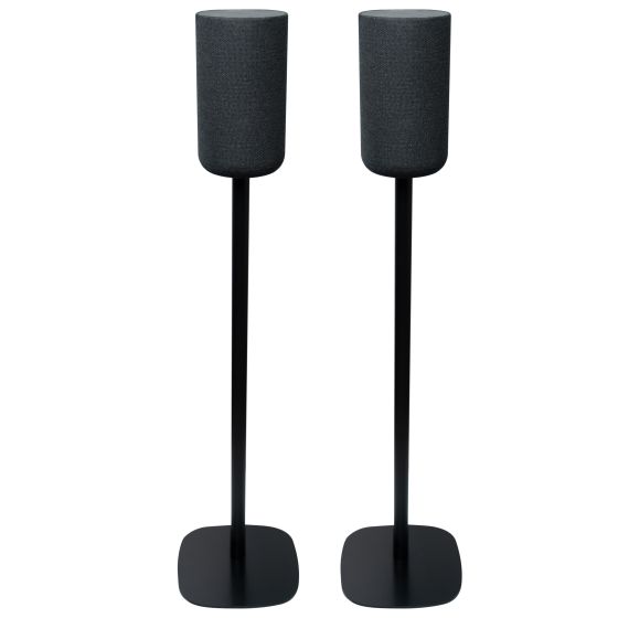 Lot de deux pieds d'enceinte Vebos avec Sony SA-RS5 noir couple
