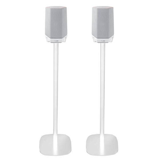 Produit Pied enceinte Teufel Holist S blanc couple