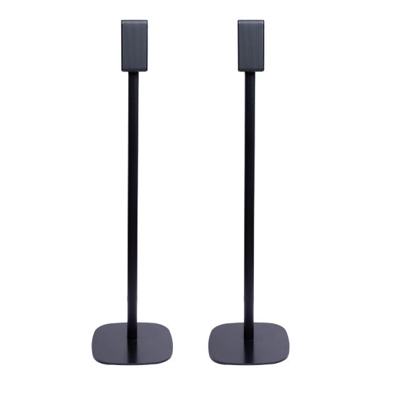 Lot de deux pieds d'enceinte Vebos avec Ultimea noir couple