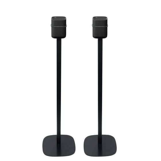 Lot de deux pieds d'enceinte Vebos avec Yamaha True X Speaker 1A noir couple