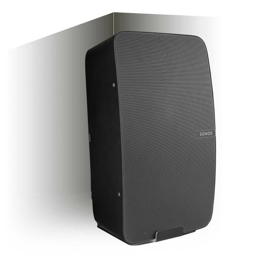Produit Vebos angle support mural Sonos Five noir - vertical
