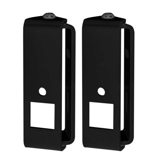 Lot de deux supports muraux Vebos pour Sonos Play 1 noir couple