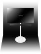 Vebos Pied enceinte télévision Samsung HW-Q950T blanc